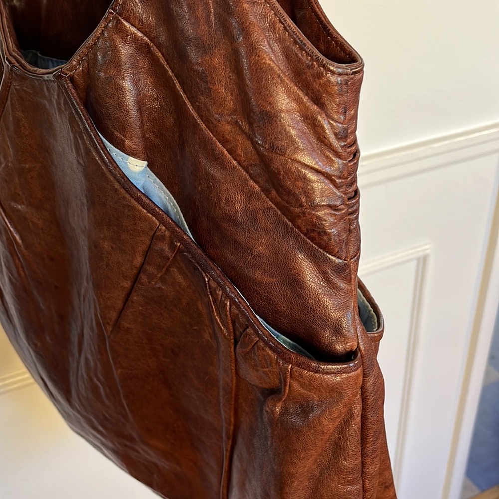 Lauren Merkin Hobo Bag Chocolate Brown Leather - Picture 5 of 5